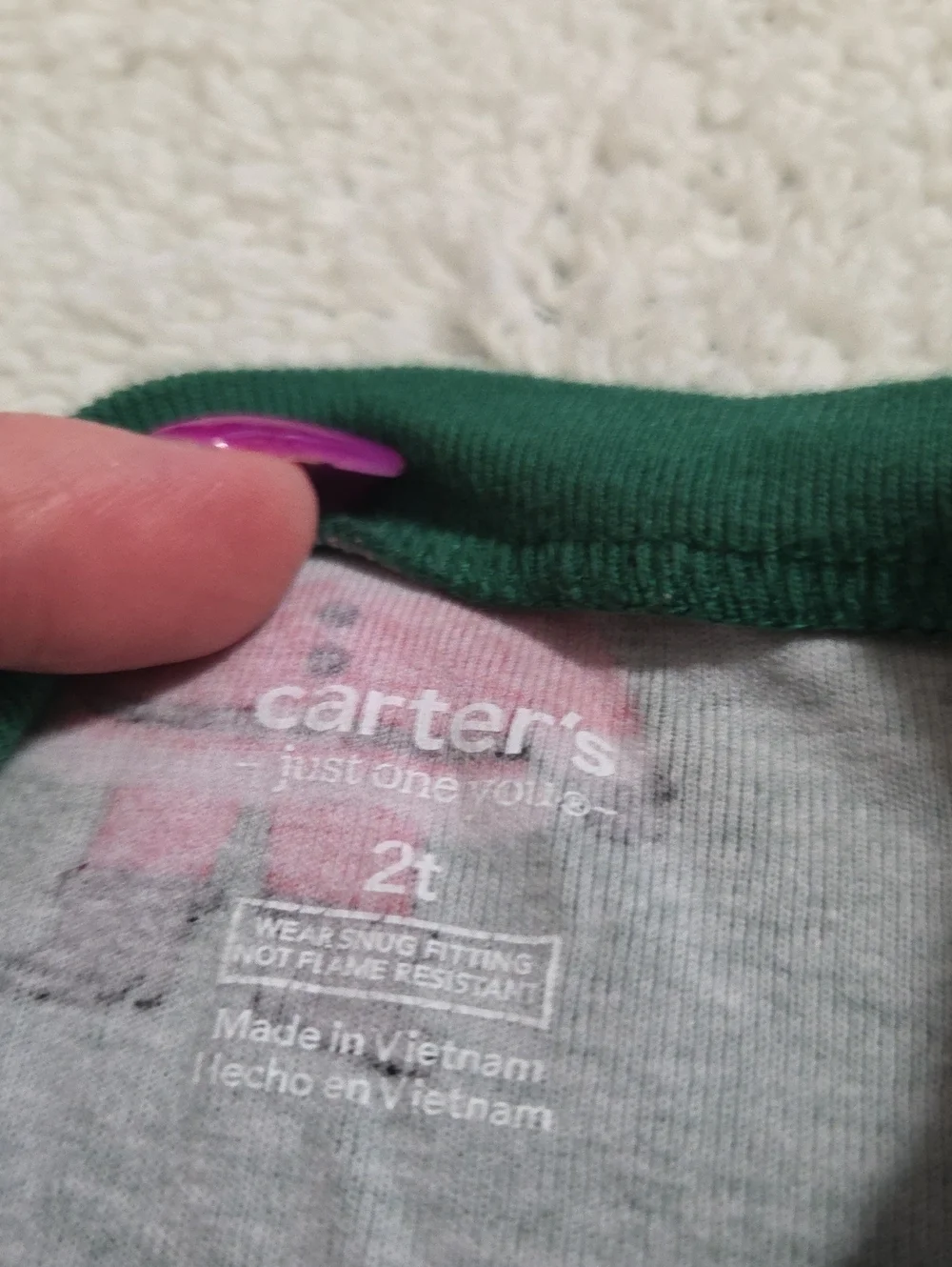 CARTERS 2PC CHRISTMAS PAJAMAS
